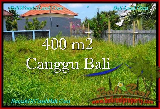 TANAH MURAH di CANGGU JUAL 400 m2 Lingkungan villa